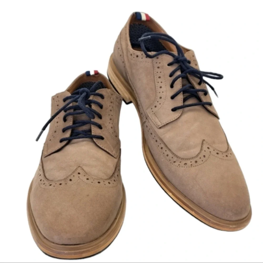 Aston Grey Collection Men's Genuine Leather Upper Dress/Casual Shoes Tan 11